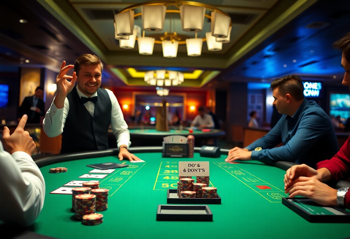 Blackjack Etiquette: Do&rsquo;s And Don&rsquo;ts At The Casino Table
